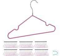 relaxdays 60 x cintres pour enfants rose