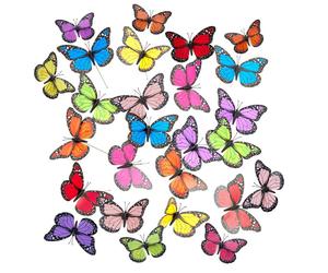 Relaxdays 72x piquets décoratifs pour le jardin