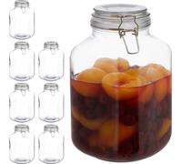 relaxdays 8 bocaux de 3 litres