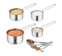 Relaxdays 8 cuillères et tasses doseuses