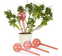 relaxdays 8 x boules d'arrosage rouges