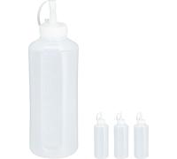 relaxdays 8 x Bouteille à écraser 1000 ml