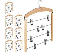 relaxdays 8 x cintres pour jupes multiples