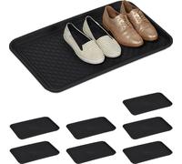 relaxdays 8 x égouttoir à chaussures grand avec profilé