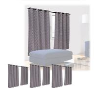relaxdays 8 x rideau avec motif 175 x 135 cm