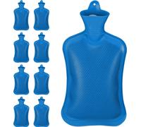 relaxdays 9 x bouillotte 2 litres bleu