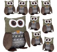 relaxdays 9 x Butoir de porte hibou