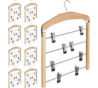 relaxdays 9 x cintres pour jupes multiples