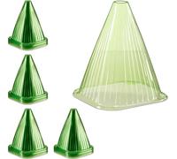 relaxdays 96 x Chapeau pour plantes
