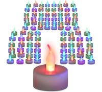 relaxdays 96 x LED bougies chauffe-plat changement de couleur