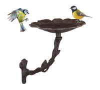 Relaxdays Abreuvoir fleuri en fonte