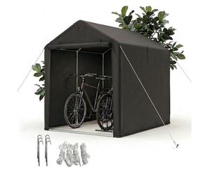 Relaxdays Abri mobile pour 2 vélos