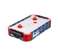 RELAXDAYS Air-hockey table portable avec LED, ventilateur, 2 maillets et 2 palets - multicolore
