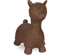 relaxdays Animal gonflable Lama, marron marron