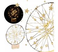 relaxdays Anneau LED Déco 25 cm