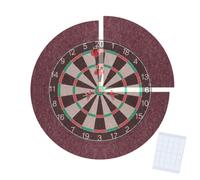 Relaxdays Anneau protection cible fléchettes 4 pcs