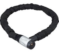 relaxdays Antivol vélo noir 100,0 cm