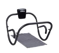 Relaxdays Appareil abdominaux, machine musculation maison muscles du ventre, HxlxP: 66 x 70 x 70 cm, noir