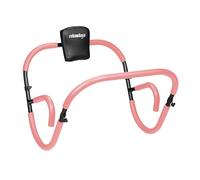 Relaxdays Appareil abdominaux, pour s’entraîner chez soi de manière Efficace, H x L x P : 66 x 71 x 71 cm, Rose et Noir