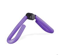 Relaxdays Appareil de musculation, pour cuisses, bras & jambes, accessoire polyvalent, adducteurs, petite presse, violet