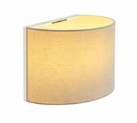 Relaxdays Applique avec abat-jour semi-circulaire