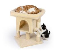 Relaxdays Arbre à chat avec niche et plate-forme