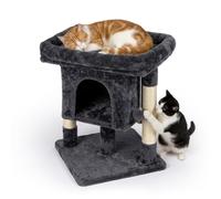 Relaxdays Arbre à chat avec niche et plate-forme