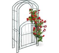 relaxdays Arc de roses avec portail