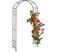 Arche rosiers Arcade Treillis Arc Tonnelle Arceau Tuteur métal jardin