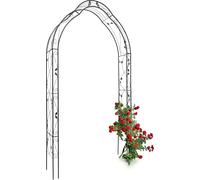 relaxdays Arc de roses oiseau