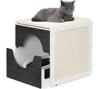 relaxdays Armoire à chat pour bac à litière