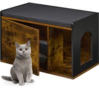 relaxdays Armoire à chats au design industriel