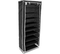 relaxdays Armoire à chaussures en tissu 9 étagères