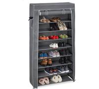 relaxdays Armoire à chaussures tissu 9 compartiments