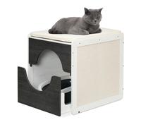 Relaxdays Armoire à litière pour chat