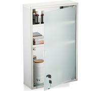 relaxdays Armoire à pharmacie avec porte vitrée