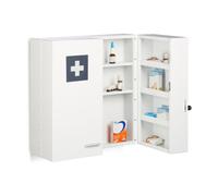 Relaxdays Armoire à pharmacie verrouillable