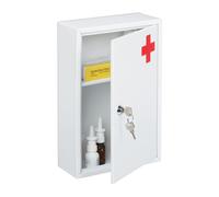 Relaxdays Armoire à pharmacie verrouillable