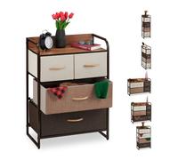 Relaxdays Armoire avec tiroirs différents designs