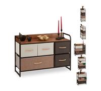 Relaxdays Armoire avec tiroirs différents designs