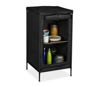 Relaxdays Armoire de camping avec 2 étagères