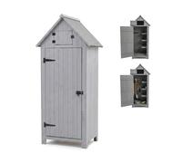 Relaxdays Armoire de jardin bois