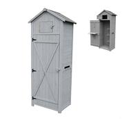 Relaxdays Armoire de jardin sapin