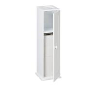 Relaxdays Armoire de salle de bain étroite blanc