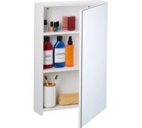 relaxdays Armoire de toilette pour la salle de bain