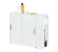 Relaxdays Armoire étroite avec portes coulissantes