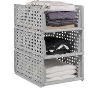 relaxdays Armoire Organiseur en kit de 3 pièces