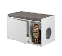 Relaxdays Armoire pour chat avec assise