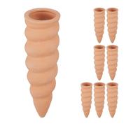 Relaxdays Arrosage en terre cuite en lot de 8