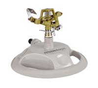 Relaxdays Arroseur de Jardin, Pratique pour irriguer Les Surfaces allant Jusqu’à 450 m², portée 12 m, 360°, Gris